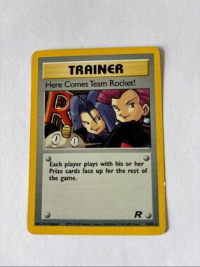 Trainer 1st EDITION “Here Comes Team Rocket!” 15/82 Holofoil
